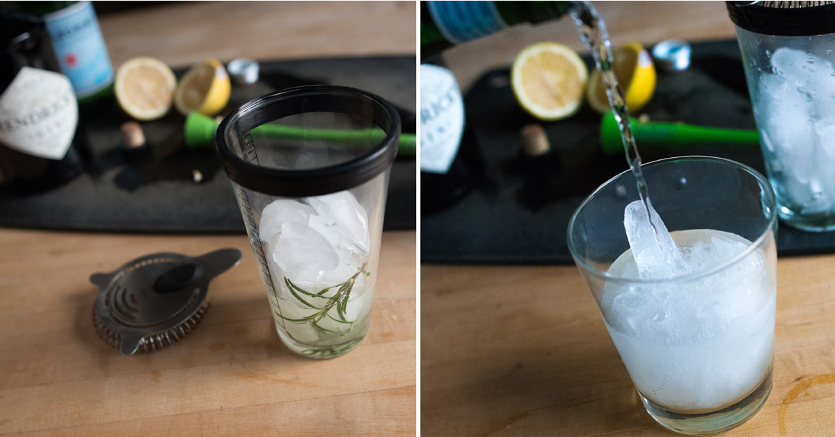 Rosemary Gin Fizz Rosemary Gin Fizz