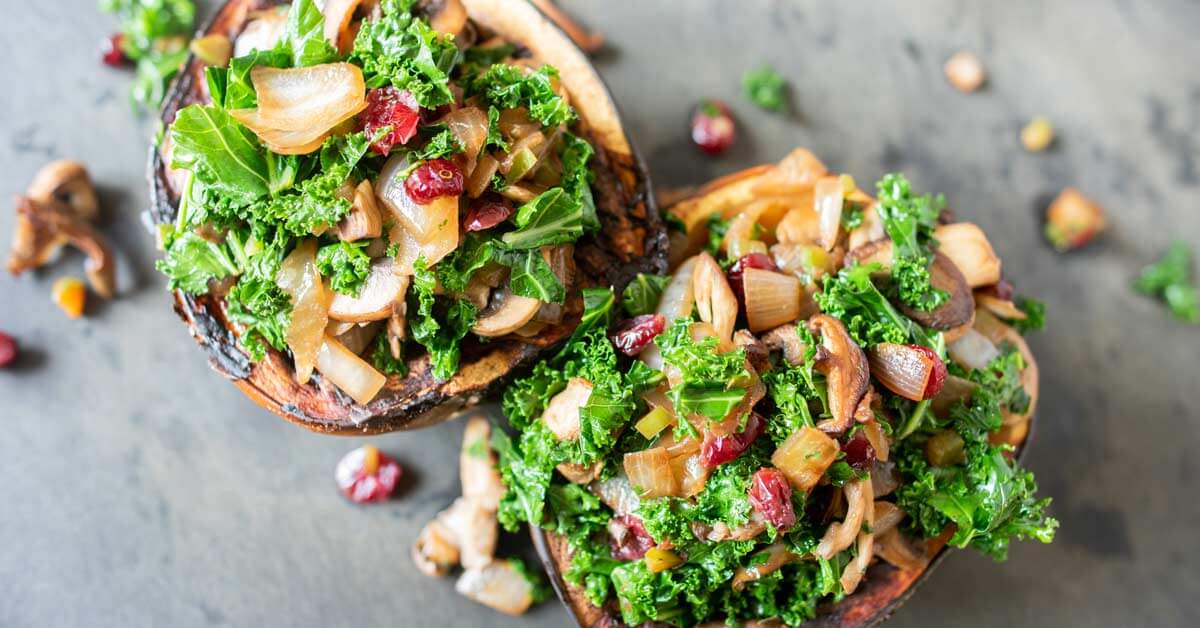 Vegan Stuffed Acorn Squash Vegan Stuffed Acorn Squash